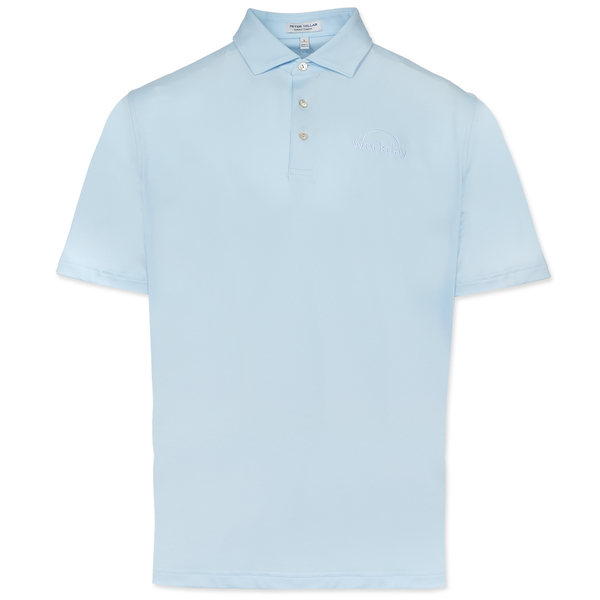 Peter Millar Mens Solid Performance Polo